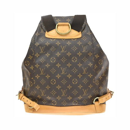 Louis Vuitton Vintage Montsouris Monogram Canvas, Brown, Canvas, Backpack