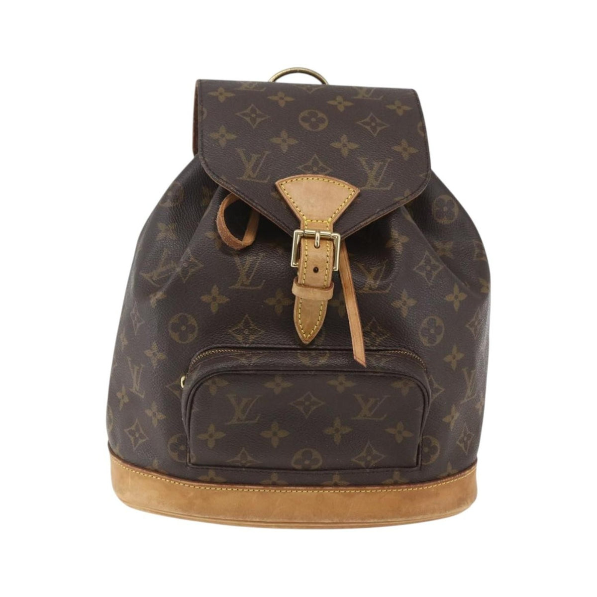 Louis Vuitton Vintage Montsouris Monogram Canvas, Brown, Canvas, Backpack