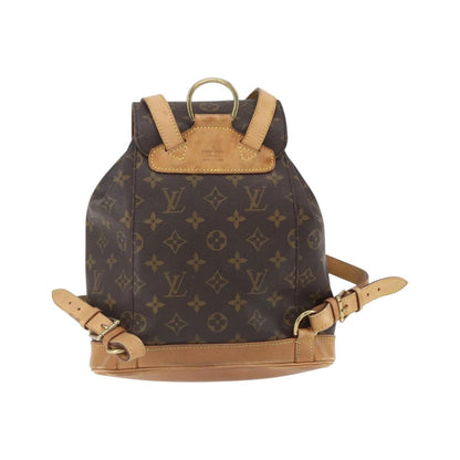 Louis Vuitton Vintage Montsouris Monogram Canvas, Brown, Canvas, Backpack