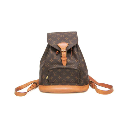 Louis Vuitton Vintage Montsouris Monogram Canvas, Brown, Canvas, Backpack