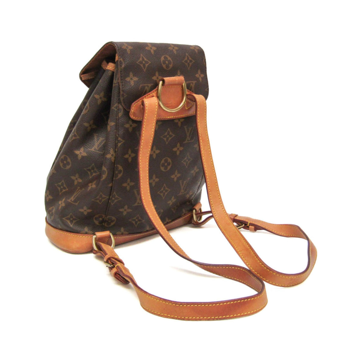Louis Vuitton Vintage Montsouris Monogram Canvas, Brown, Canvas, Backpack
