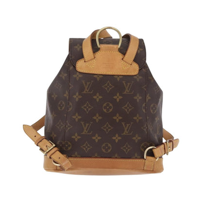 Louis Vuitton Vintage Montsouris Monogram Canvas, Brown, Canvas, Backpack