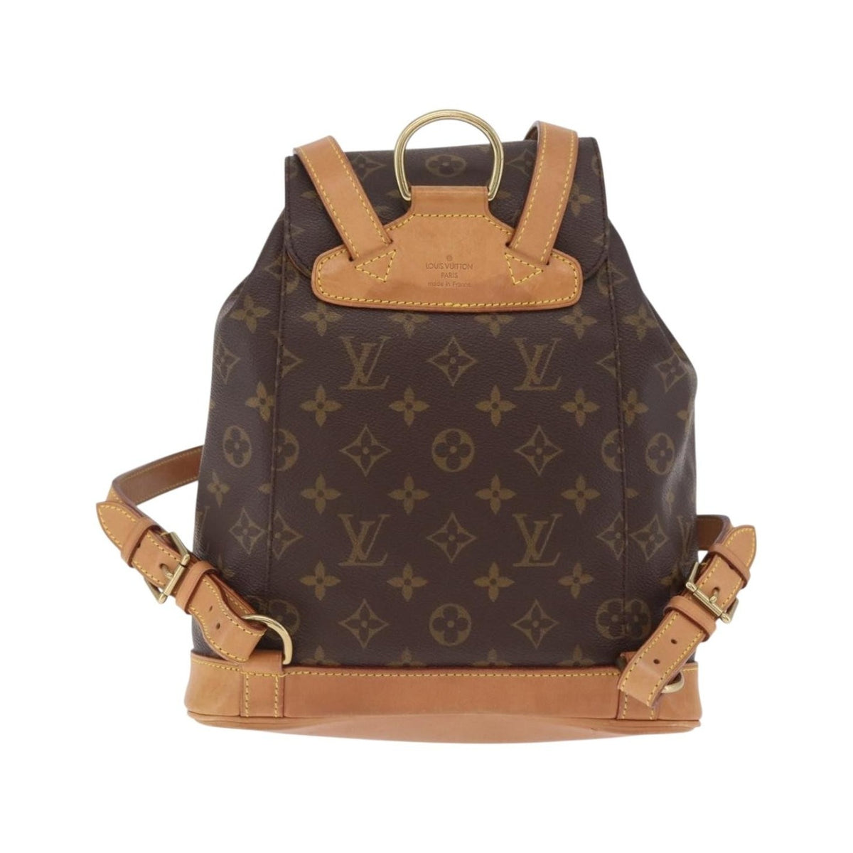 Louis Vuitton Vintage Montsouris Monogram Canvas, Brown, Canvas, Backpack