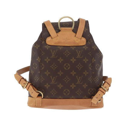 Louis Vuitton Vintage Montsouris Monogram Canvas, Brown, Canvas, Backpack