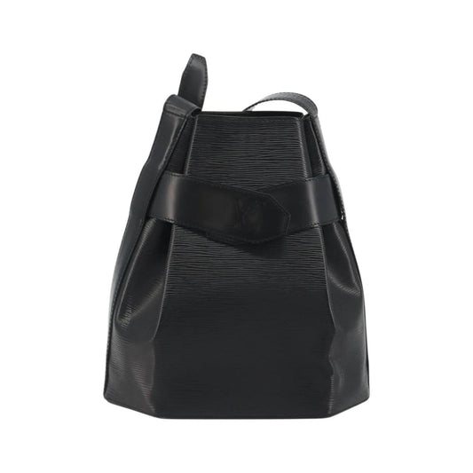 Louis Vuitton Vintage Sac d'Epaule Handbag Epi, Black, Leather, Shoulder Bag
