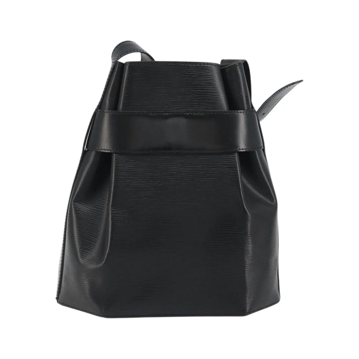 Louis Vuitton Vintage Sac d'Epaule Handbag Epi, Black, Leather, Shoulder Bag