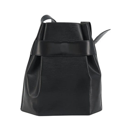 Louis Vuitton Vintage Sac d'Epaule Handbag Epi, Black, Leather, Shoulder Bag