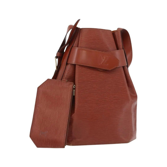 Louis Vuitton Vintage Sac d'Epaule Handbag Epi, Brown, Leather, Shoulder Bag