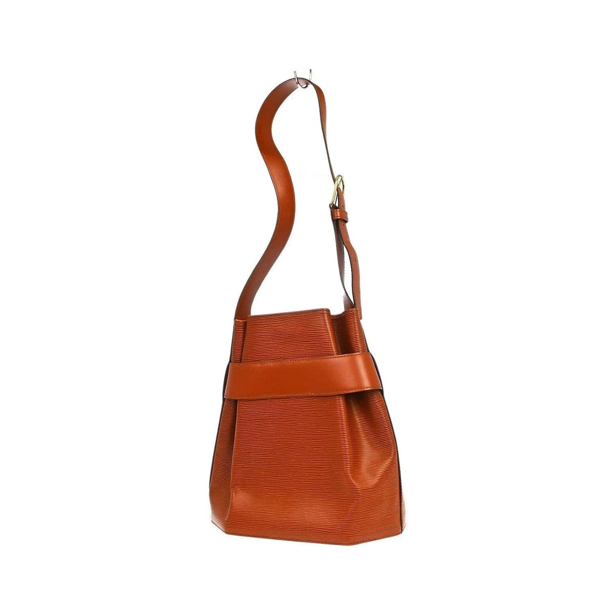 Louis Vuitton Vintage Sac d'Epaule Handbag Epi, Brown, Leather, Shoulder Bag