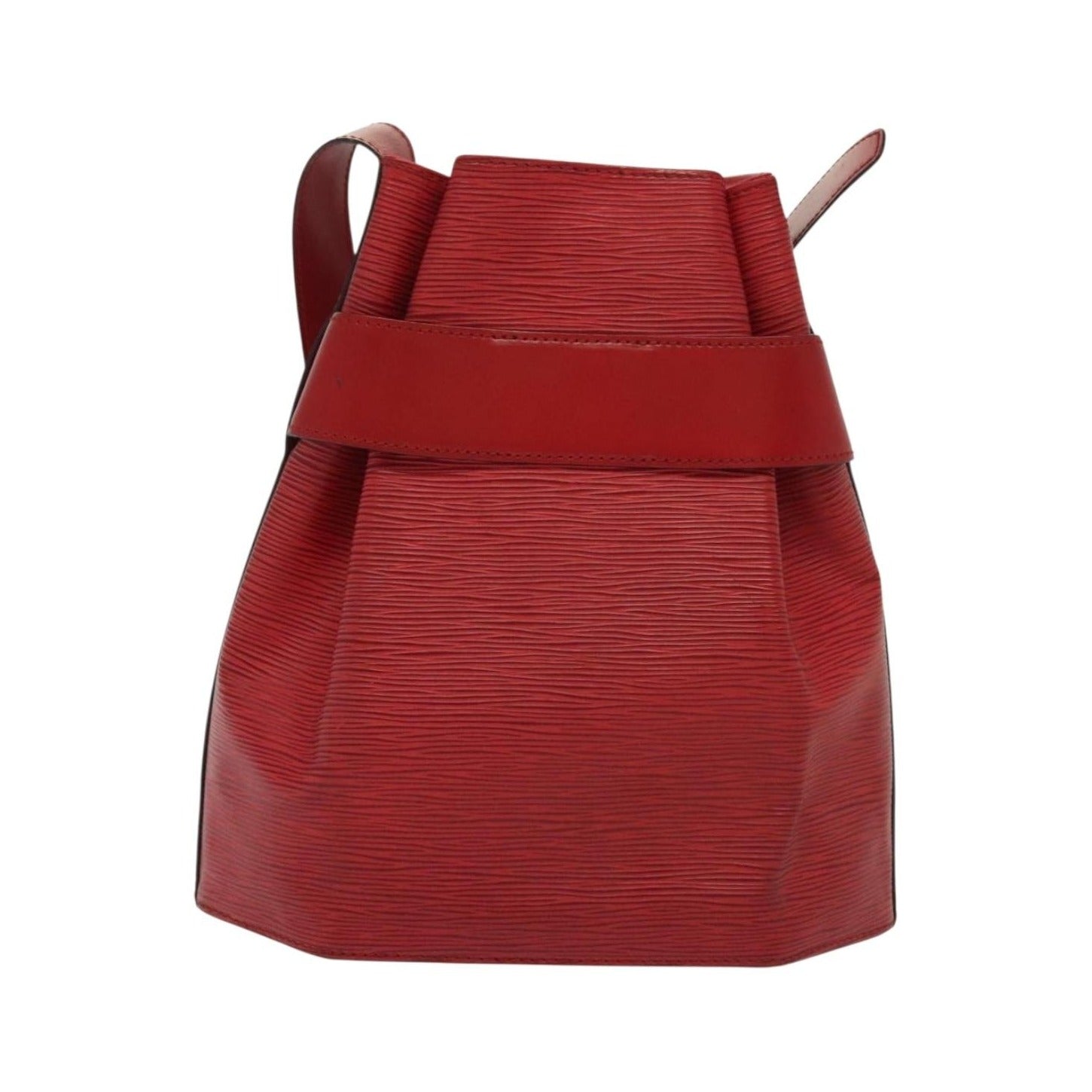 Louis Vuitton Vintage Sac d'Epaule Handbag Epi, Red, Leather, Shoulder Bag