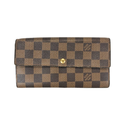 Louis Vuitton Vintage Sarah Monogram Canvas, Brown, Canvas, Wallet