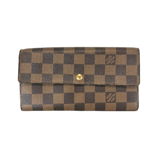 Louis Vuitton Vintage Sarah Monogram Canvas, Brown, Canvas, Wallet