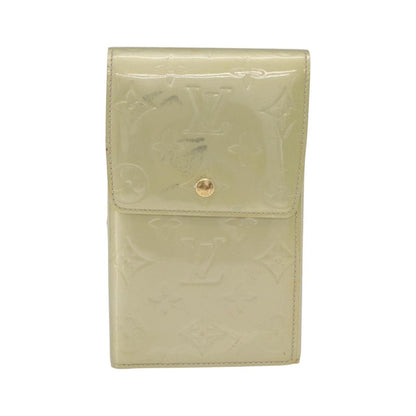 Louis Vuitton Walker Monogram Vernis, Gray, Patent Leather, Wallet