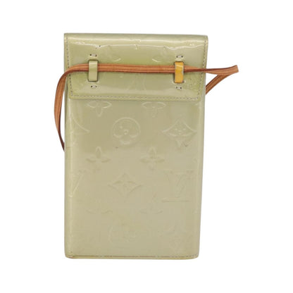 Louis Vuitton Walker Monogram Vernis, Gray, Patent Leather, Wallet