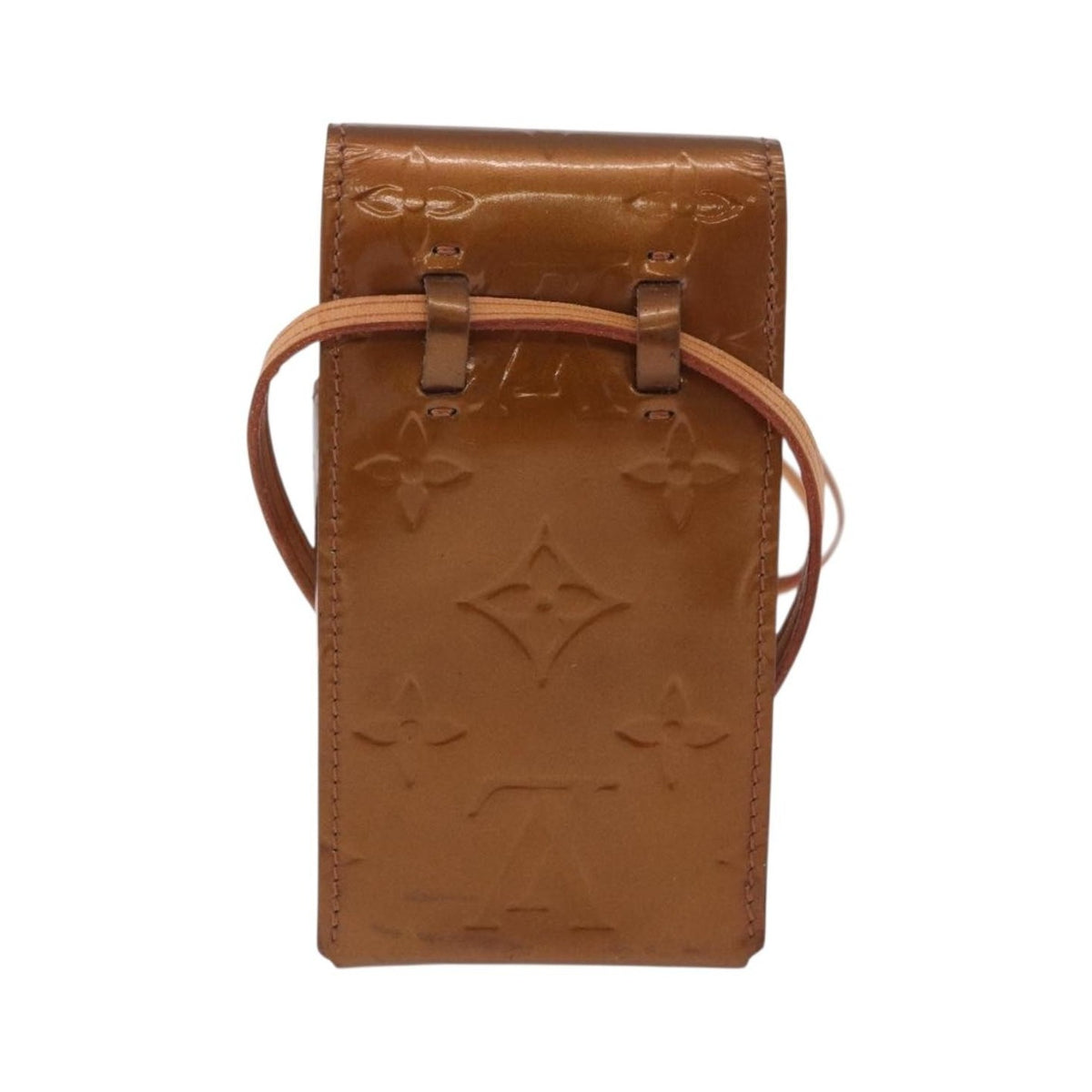 Louis Vuitton Walker Monogram Vernis, Brown, Patent Leather, Wallet