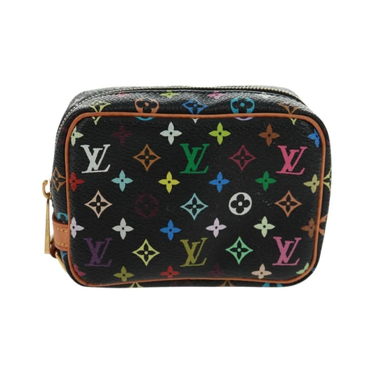 Louis Vuitton Wapity Trousse Monogram Multicolor, Black, Canvas, Clutch