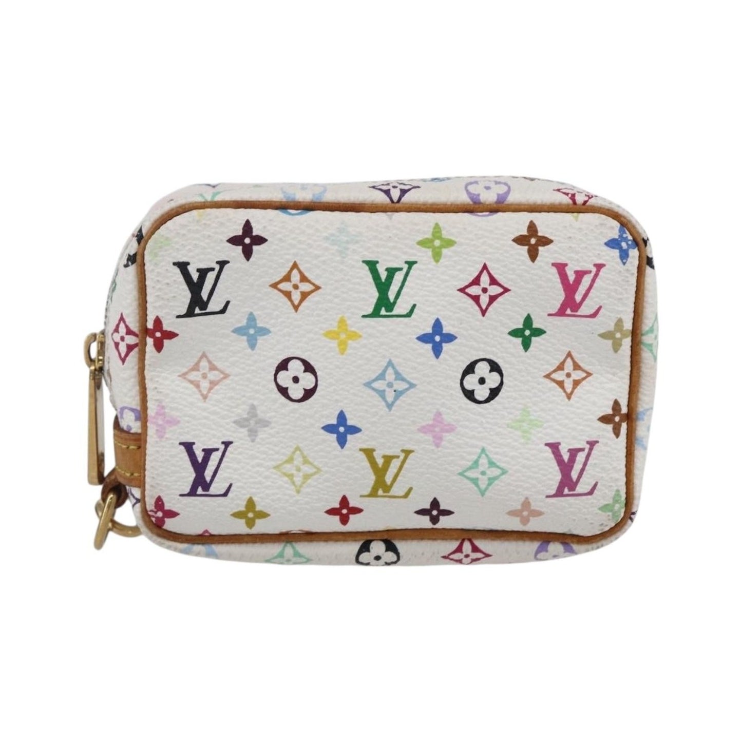 Louis Vuitton Wapity Trousse Monogram Multicolor, White, Canvas, Clutch