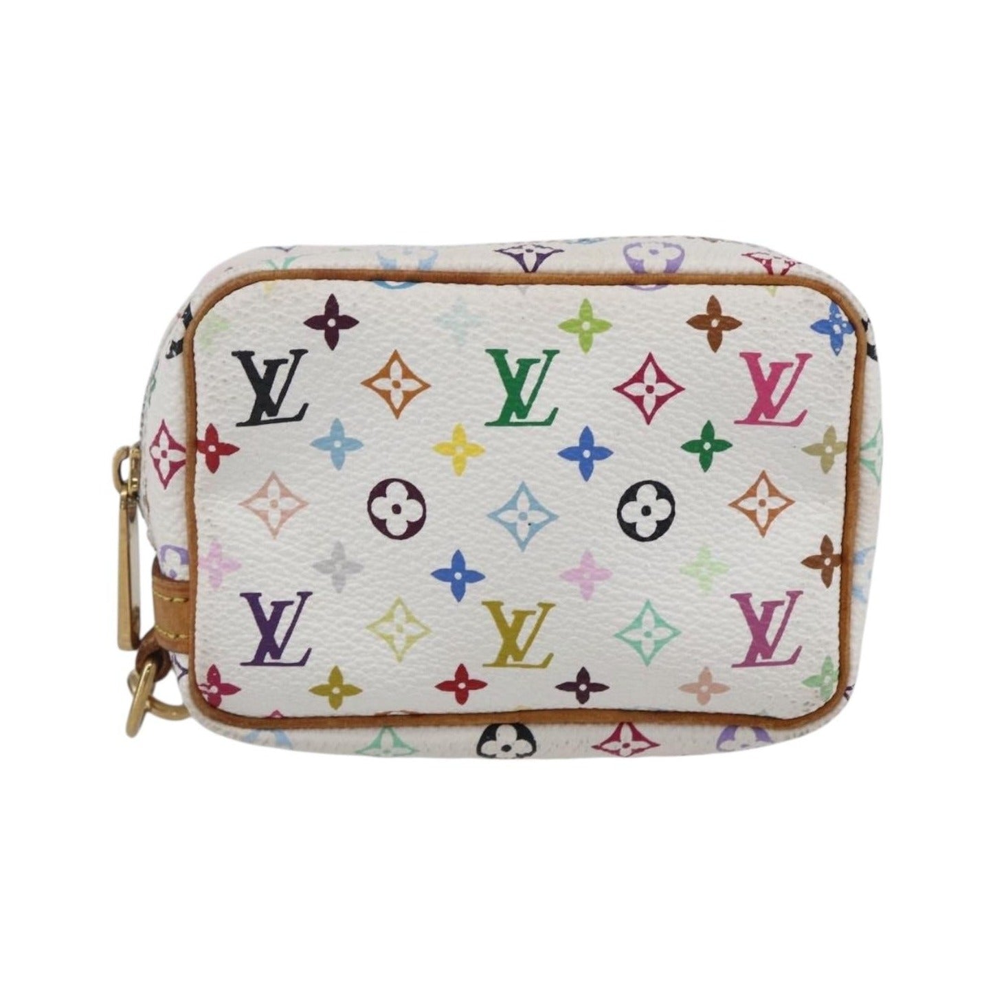 Louis Vuitton Wapity Trousse Monogram Multicolor, White, Canvas, Clutch