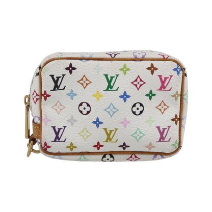 Louis Vuitton Wapity Trousse Monogram Multicolor, White, Canvas, Clutch