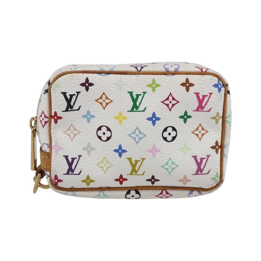 Louis Vuitton Wapity Trousse Monogram Multicolor, White, Canvas, Clutch