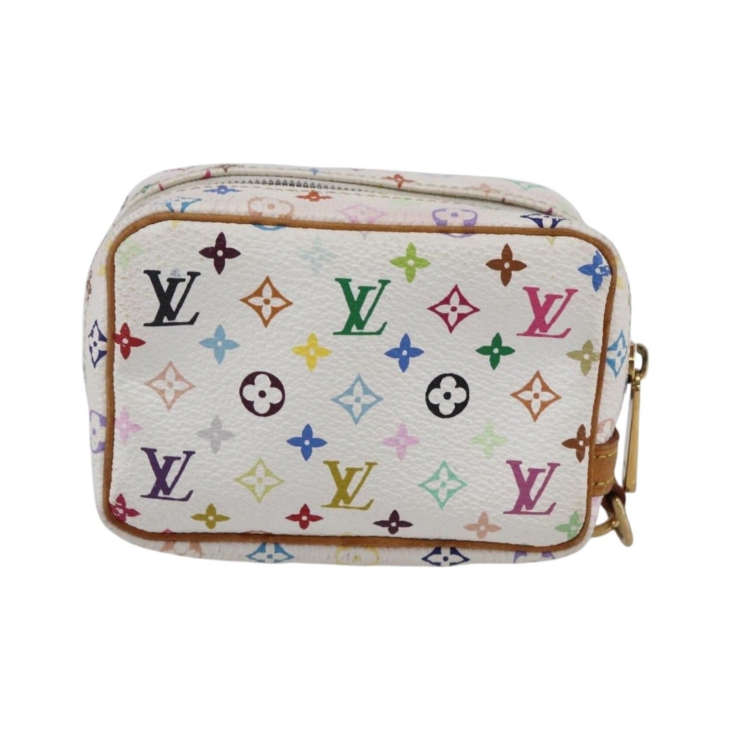 Louis Vuitton Wapity Trousse Monogram Multicolor, White, Canvas, Clutch