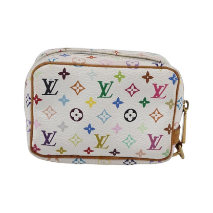 Louis Vuitton Wapity Trousse Monogram Multicolor, White, Canvas, Clutch