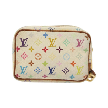 Louis Vuitton Wapity Trousse Monogram Multicolor, White, Canvas, Clutch