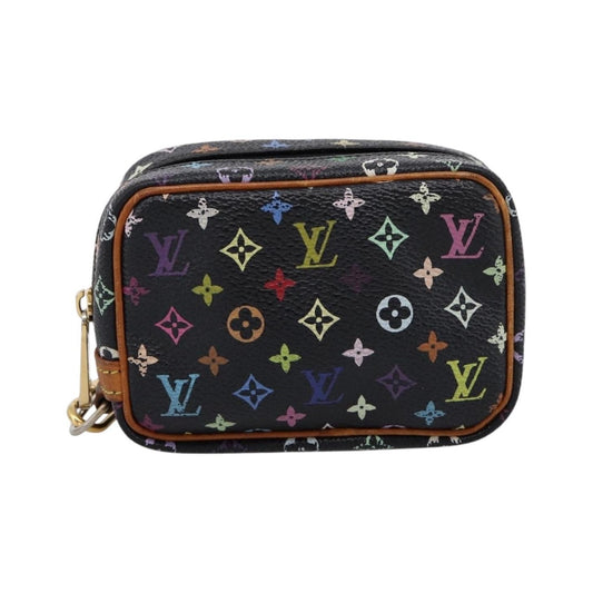 Louis Vuitton Wapity Trousse Monogram Multicolor, Black, Canvas, Clutch