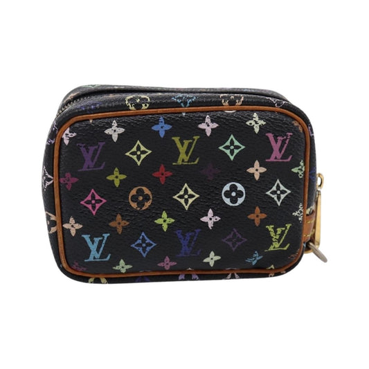 Louis Vuitton Wapity Trousse Monogram Multicolor, Black, Canvas, Clutch