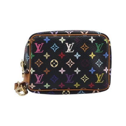 Louis Vuitton Wapity Trousse Monogram Multicolor, Black, Canvas, Clutch