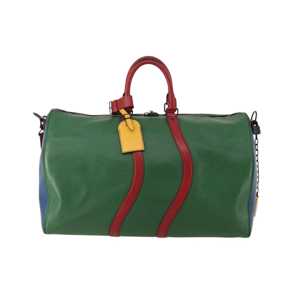Louis Vuitton Wavy Keepall Bandouliere Monogram Canvas, Multicolour, Leather, Travel Bag