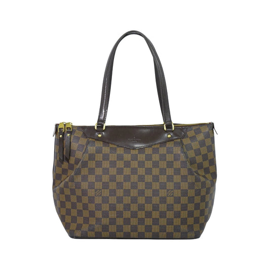 Louis Vuitton Westminster Damier, Brown, Canvas, Tote Bag