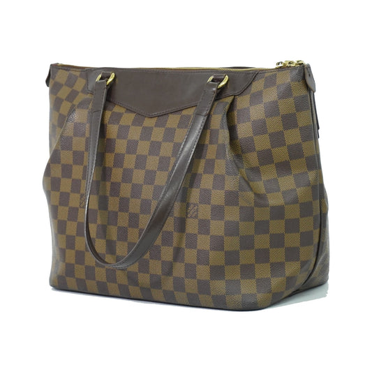 Louis Vuitton Westminster Damier, Brown, Canvas, Tote Bag