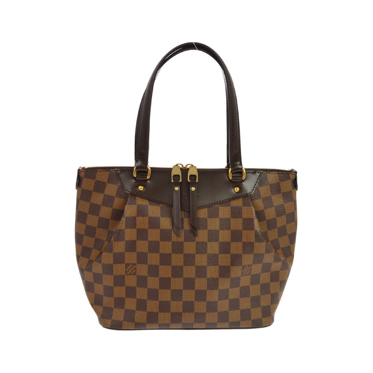Louis Vuitton Westminster Damier Ebene, Brown, Canvas, Tote Bag