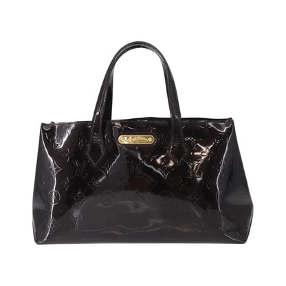 Louis Vuitton Wilshire Monogram Vernis, Burgundy, Patent Leather, Handbag
