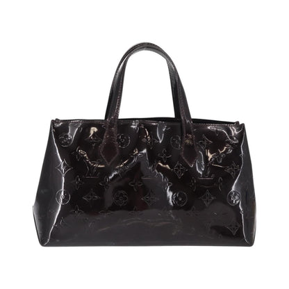 Louis Vuitton Wilshire Monogram Vernis, Burgundy, Patent Leather, Handbag
