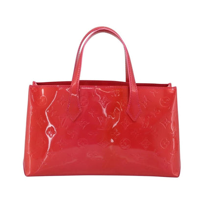 Louis Vuitton Wilshire Monogram Vernis, Pink, Patent Leather, Tote Bag