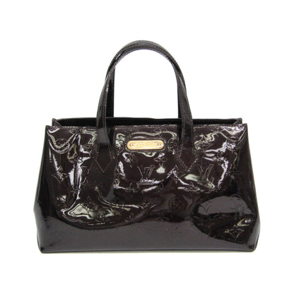 Louis Vuitton Wilshire Monogram Vernis, Burgundy, Patent Leather, Handbag