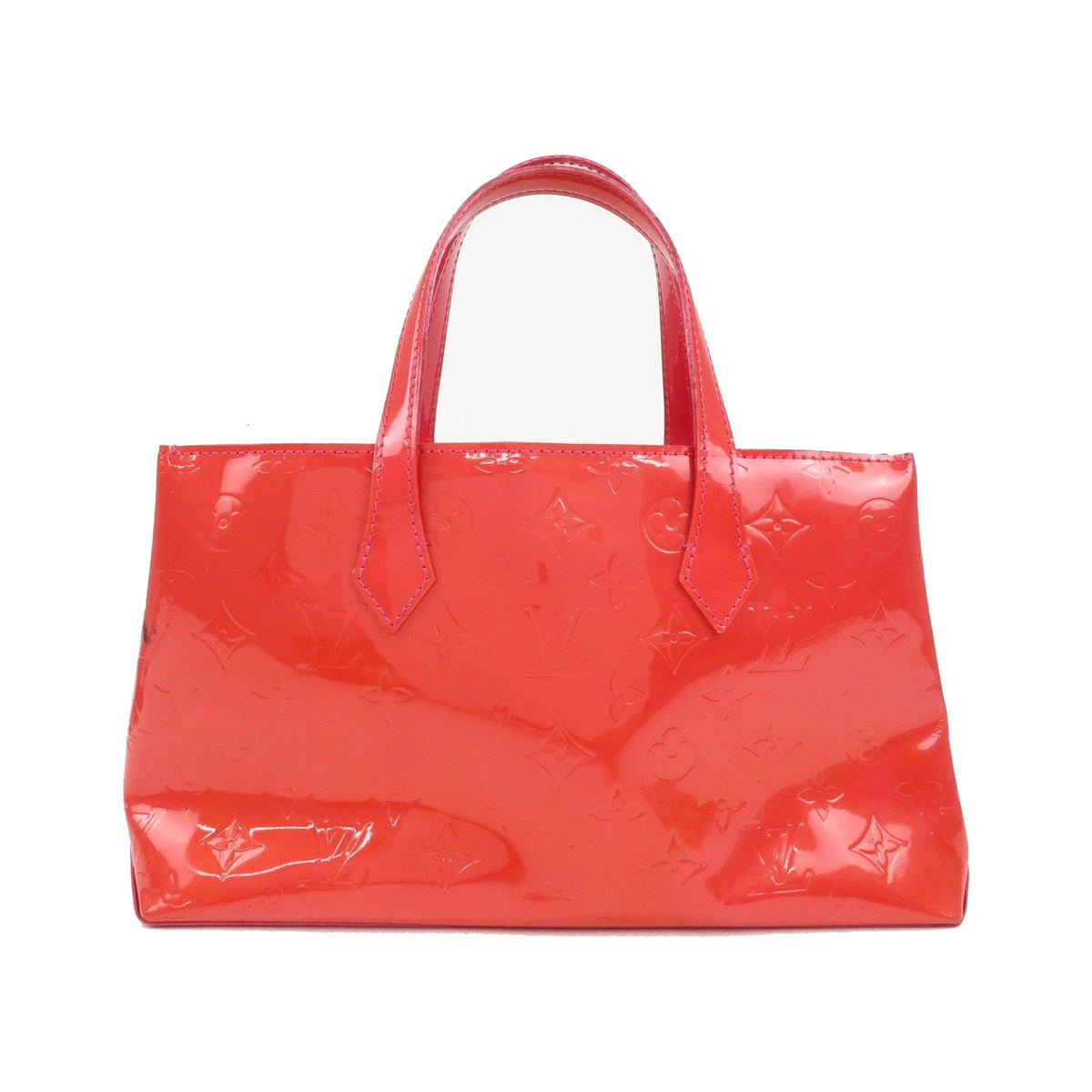 Louis Vuitton Wilshire Monogram Vernis, Pink, Patent Leather, Handbag