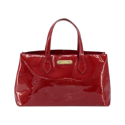 Louis Vuitton Wilshire Monogram Vernis, Red, Patent Leather, Handbag
