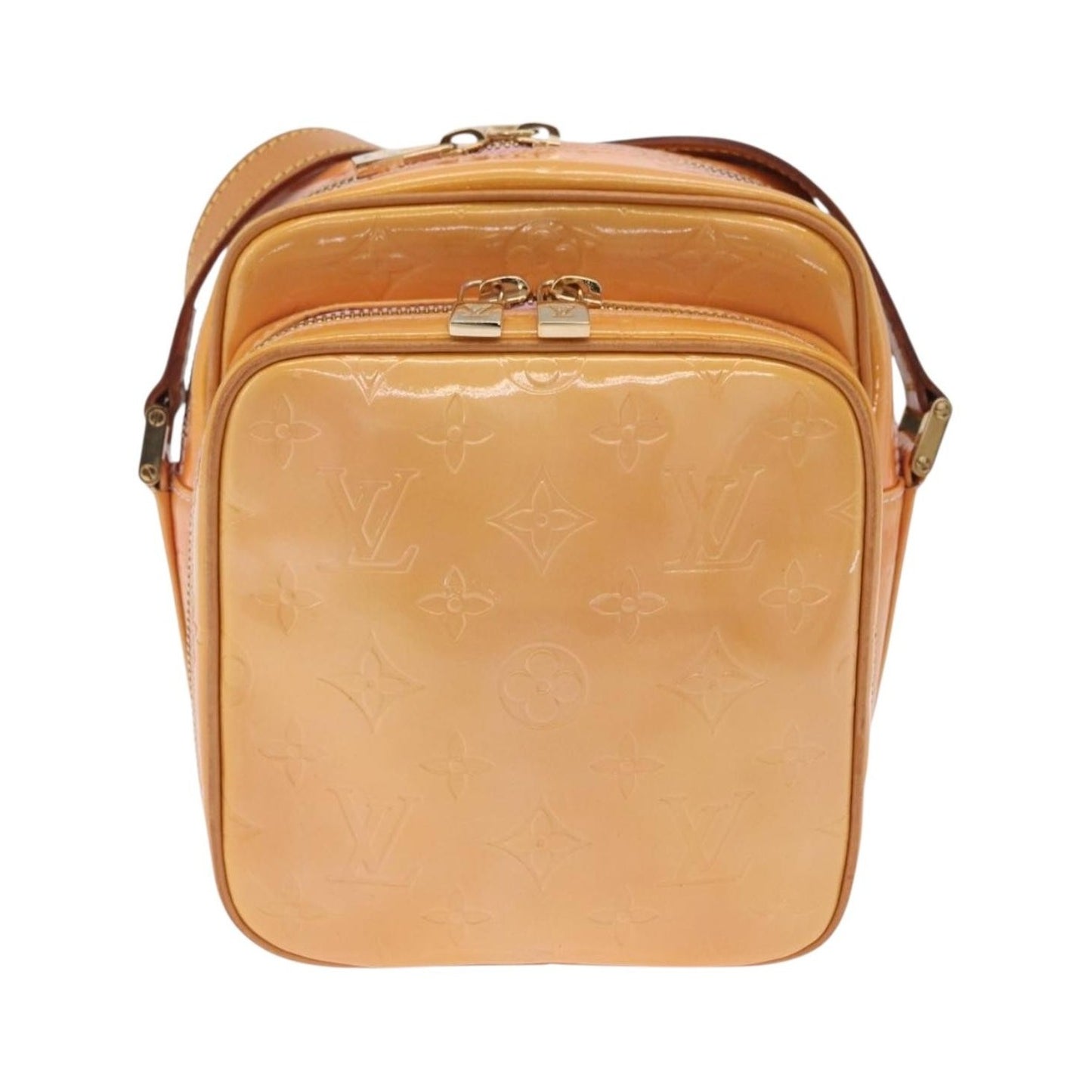 Louis Vuitton Wooster Monogram vernis, Yellow, Patent Leather, Shoulder Bag