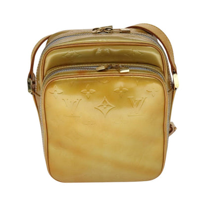 Louis Vuitton Wooster Monogram Vernis, Yellow, Patent Leather, Handbag