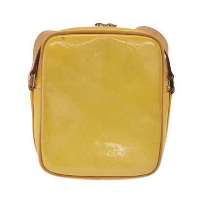 Louis Vuitton Wooster Monogram Vernis, Yellow, Patent Leather, Handbag