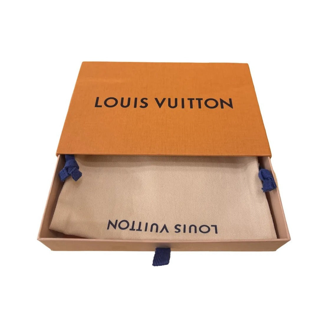Louis Vuitton Zip Canvas, Orange, Cotton, Wallet