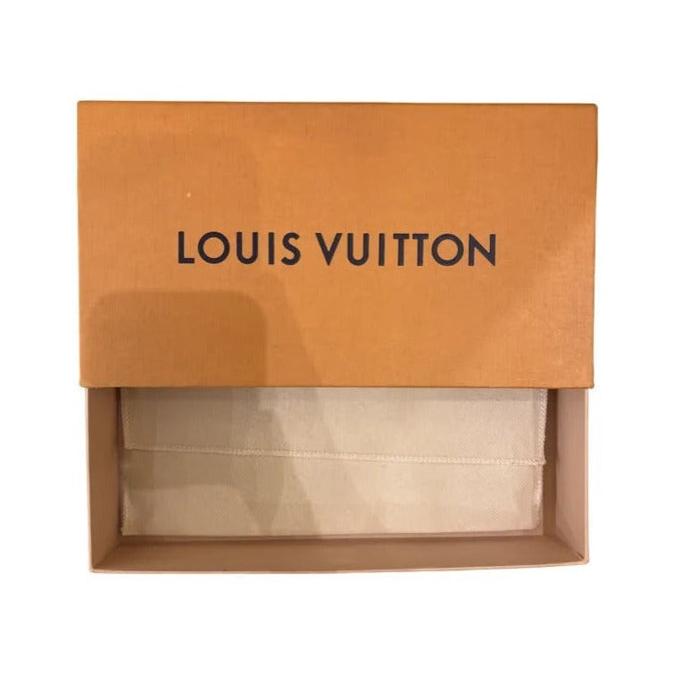 Louis Vuitton Zip Canvas, Orange, Cotton, Wallet