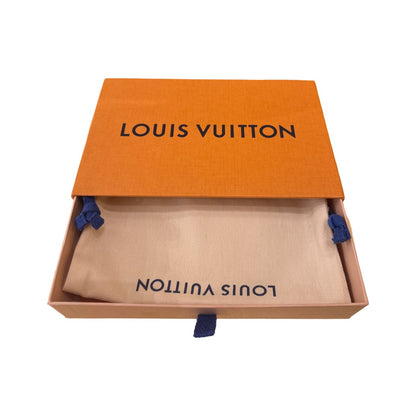 Louis Vuitton Zip Canvas, Orange, Cotton, Wallet