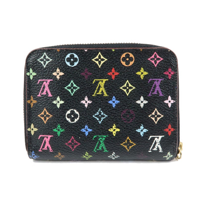 Louis Vuitton Zippy Coin Purse Monogram Multicolor, Black, Canvas, Wallet