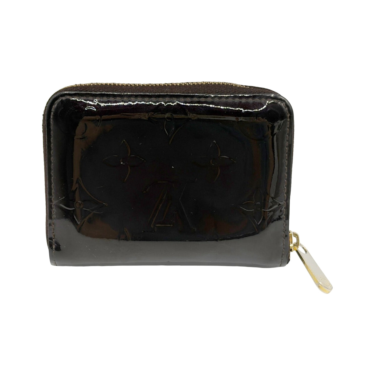 Louis Vuitton Zippy Coin Purse Vernis, Burgundy, Patent Leather, Wallet