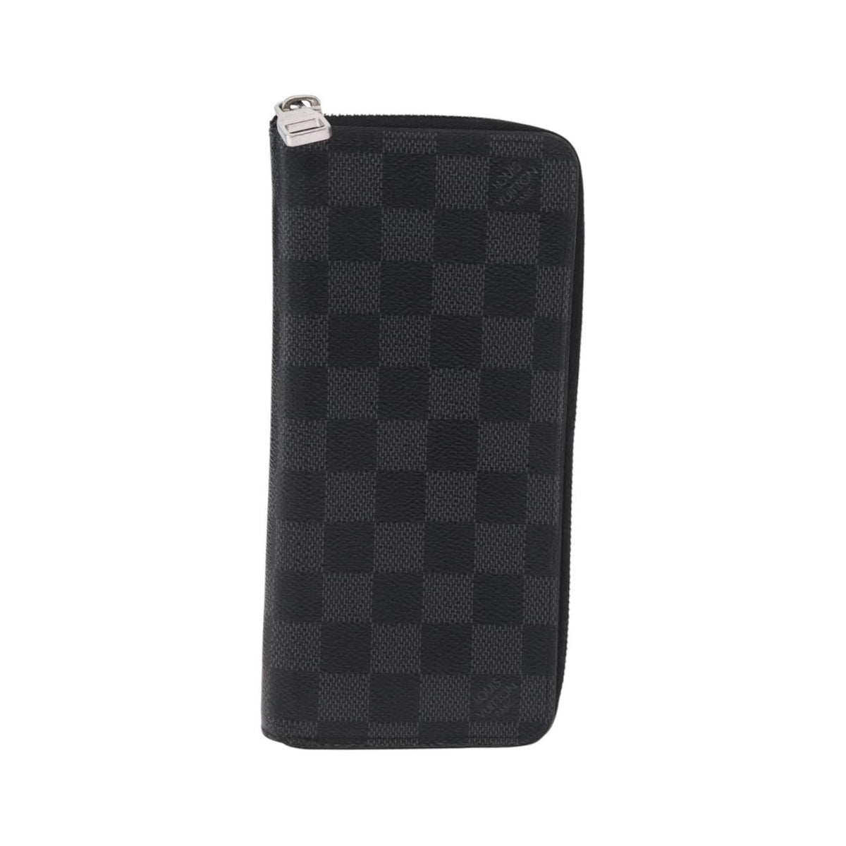 Louis Vuitton Zippy Damier Graphite, Gray, Canvas, Wallet
