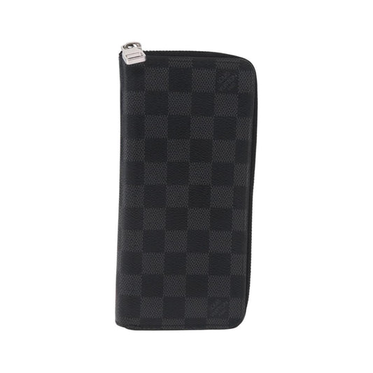 Louis Vuitton Zippy Damier Graphite, Gray, Canvas, Wallet